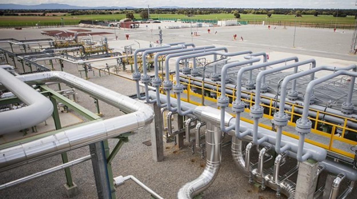 Almacenamiento subterráneo de gas de Enagás de Yela, en Brihuega (Guadalajara)