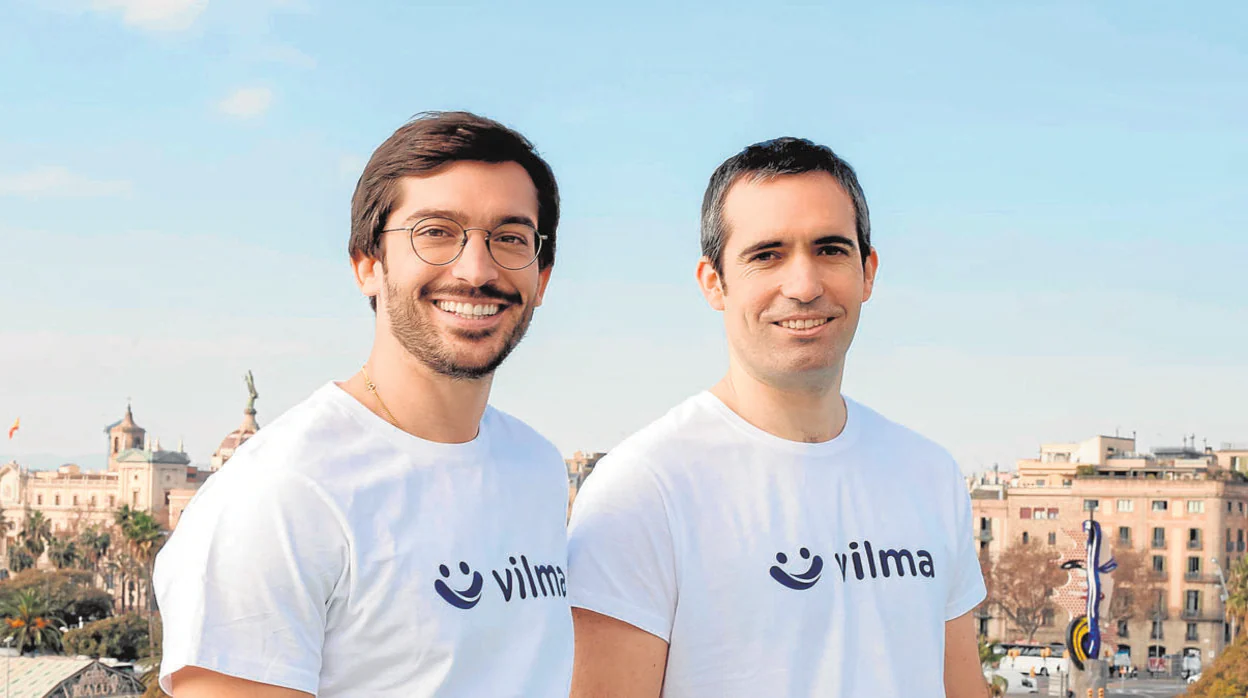 Andreu Texido y Jon Balzategui son los cofundadores de Vilma // ABC