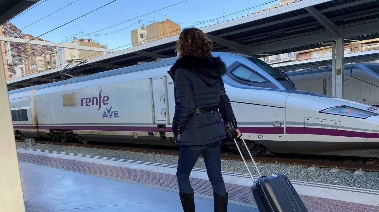 Imagen tomada en la estación de Alicante