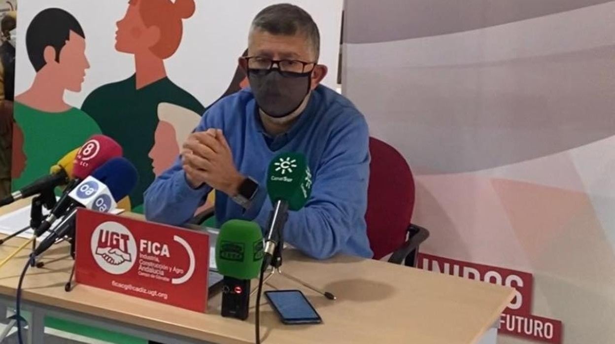 José Manuel Rodríguez Saucedo, durante la rueda de prensa que ha ofrecido este miércoles