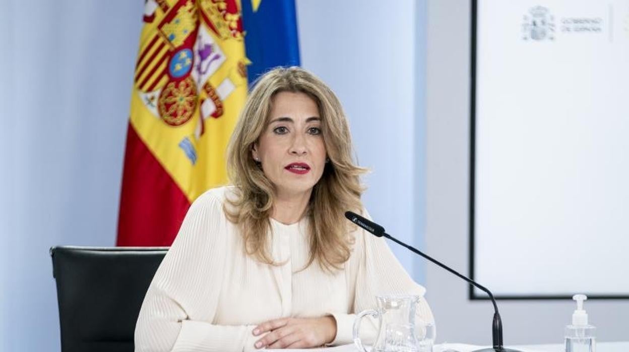 La ministra de Transportes, Movilidad y Agenda Urbana, Raquel Sánchez