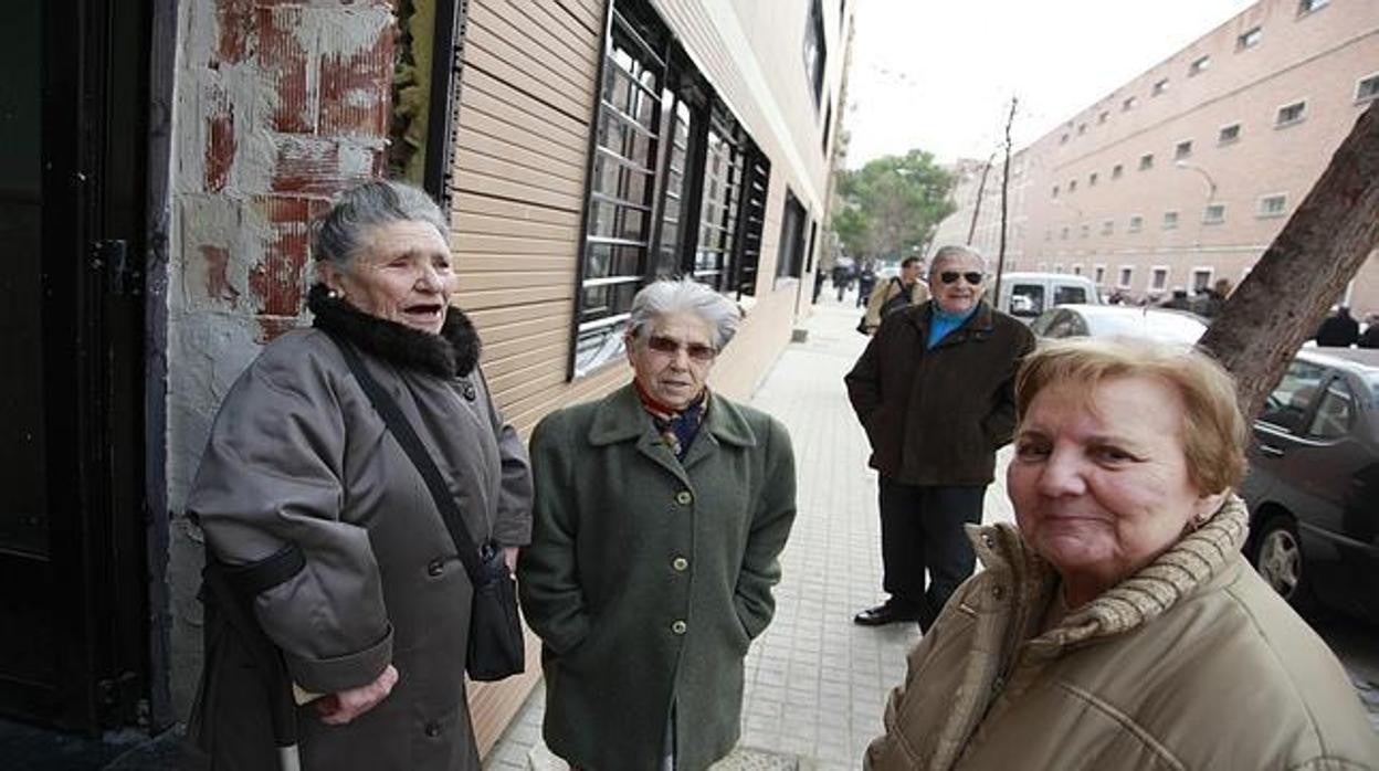 Pensionistas en Zaragoza