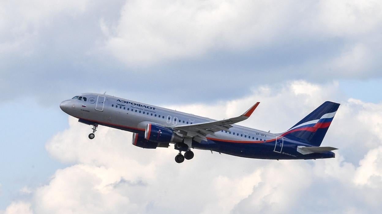 Avión de la compañía rusa Aeroflot