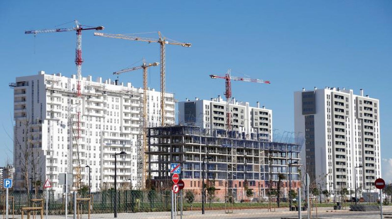 Edificio en construcción en Valencia