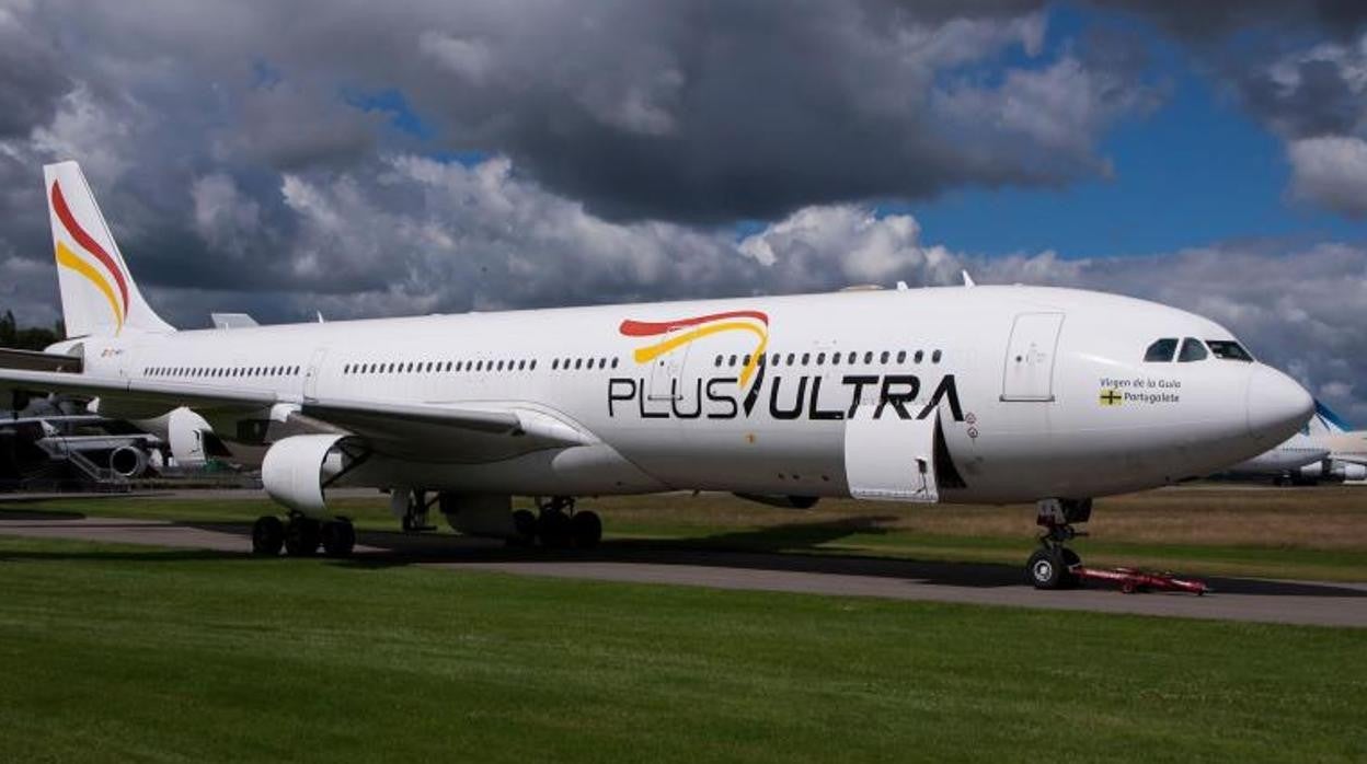 Avión de la aerolínea Plus Ultra