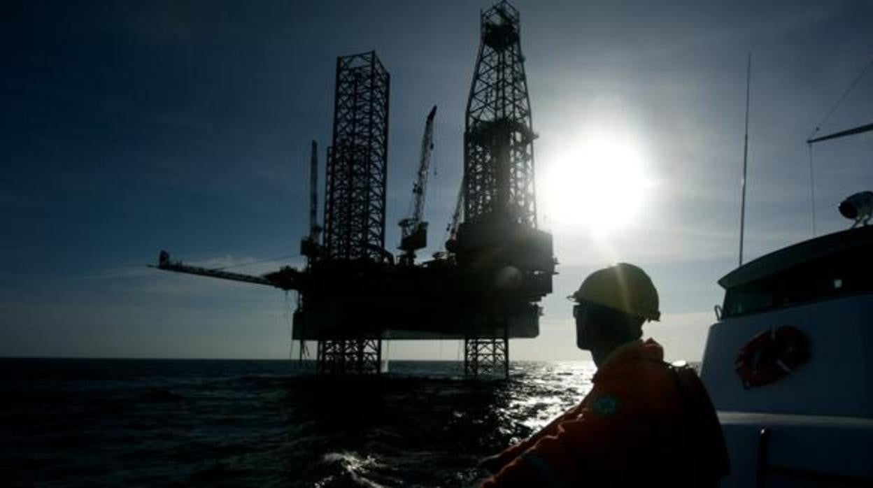 Plataforma 'offshore' del pozo Perla 1X del proyecto Cardón IV situado en Venezuela