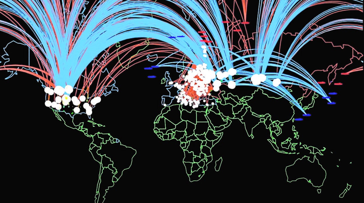 Captura de ‘Plan A’, un simulacro de ataques nucleares entre EE.UU. y Rusia realizado por un grupo de expertos de la Universidad de Princeton valiéndose de la IA. El estudio revelaba que el resultado supondría 34 millones de muertos y 57 millones de heridos