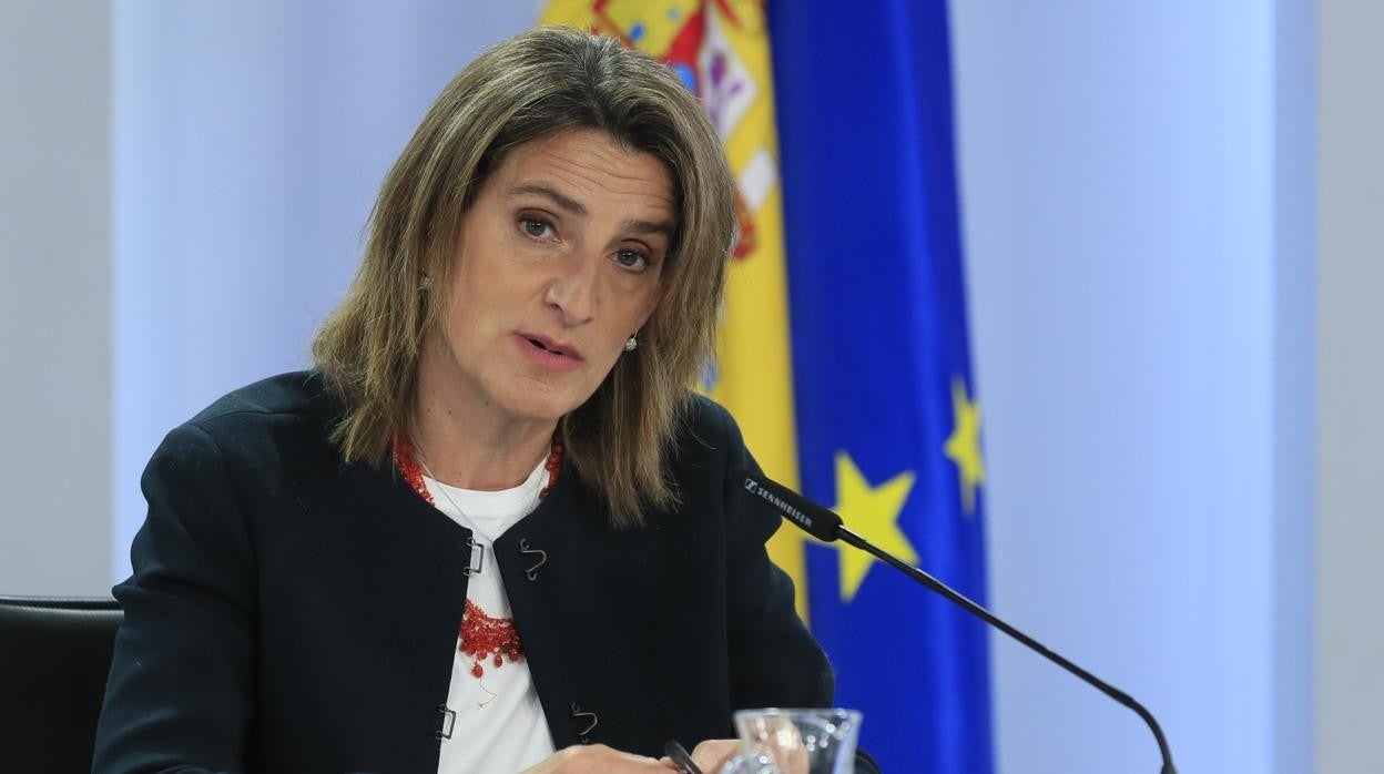 La ministra para la Transición Ecológica, Teresa Ribera