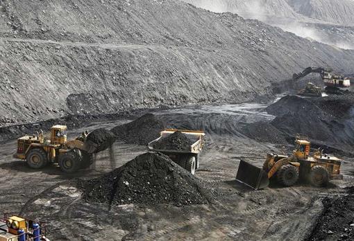 Mina de carbón en Colombia