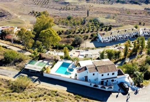 Vista aérea de la finca en Turre