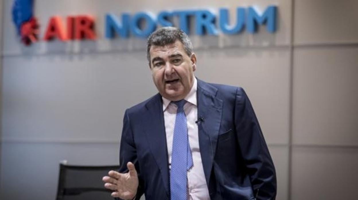 El presidente de Air Nostrum, Carlos Bertomeu