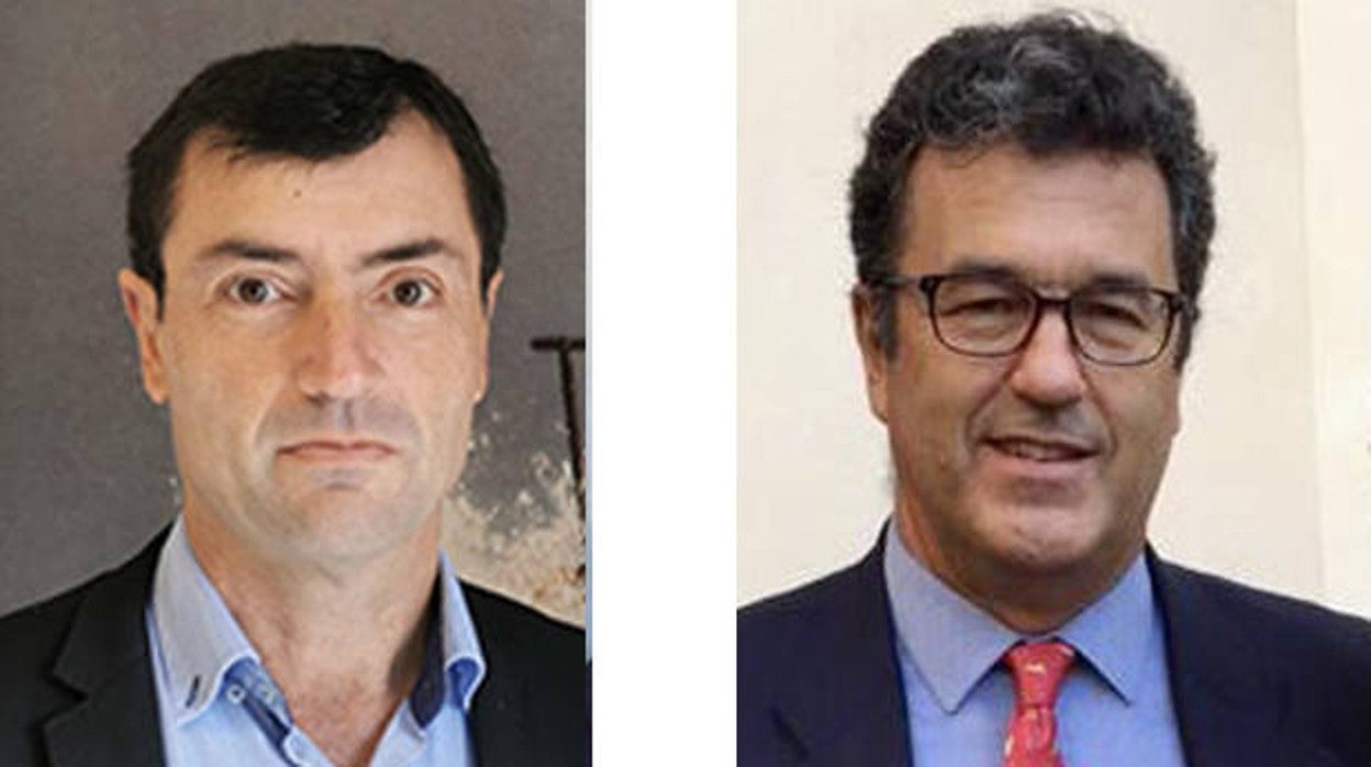 Clemente Fernández, presidente de la matriz de Abengoa, y Juan Pablo López-Bravo, presidente de la filial Abenewco1, que concentra el negocio del grupo