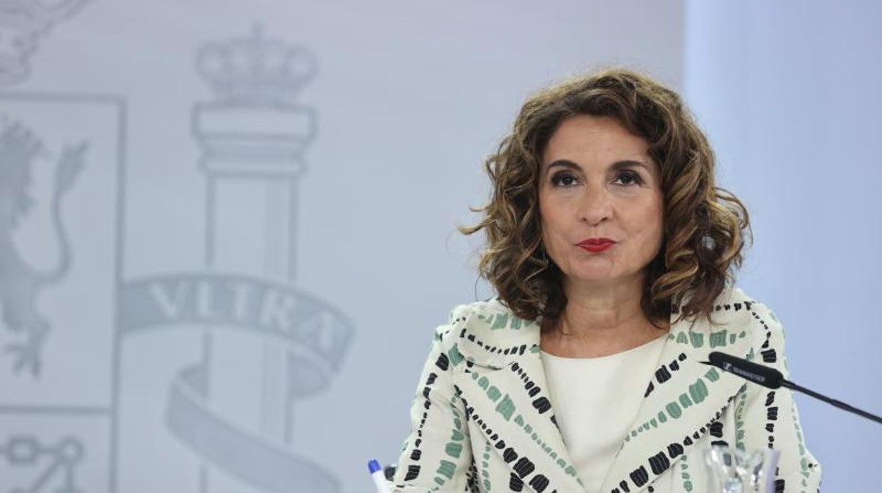 La ministra de Hacienda y Función Pública, María Jesús Montero