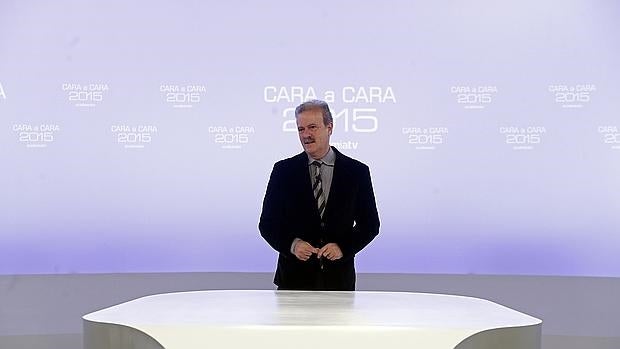 El moderador del debate, Manuel Campo Vidal