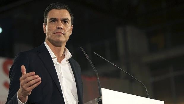 El candidato del PSOE a las elecciones, Pedro Sánchez