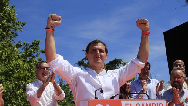 Albert Rivera, en el acto central de su campaña