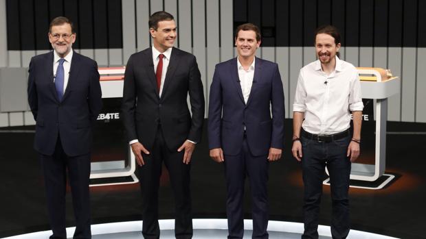 El debate a cuatro de los candidatos a la presidencia