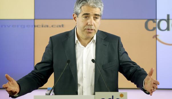 El cabeza de lista de CDC por Barcelona a las elecciones generales, Francesc Homs