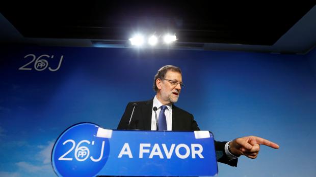 Mariano Rajoy, candidato del PP a repetir en la Presidencia del Gobierno