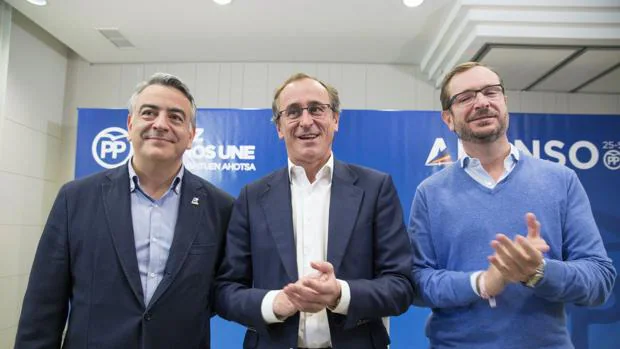 El candidato a lendakari del PP, Alfonso Alonso
