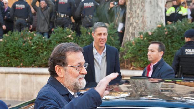 Rajoy es abucheado por independentistas en Gerona
