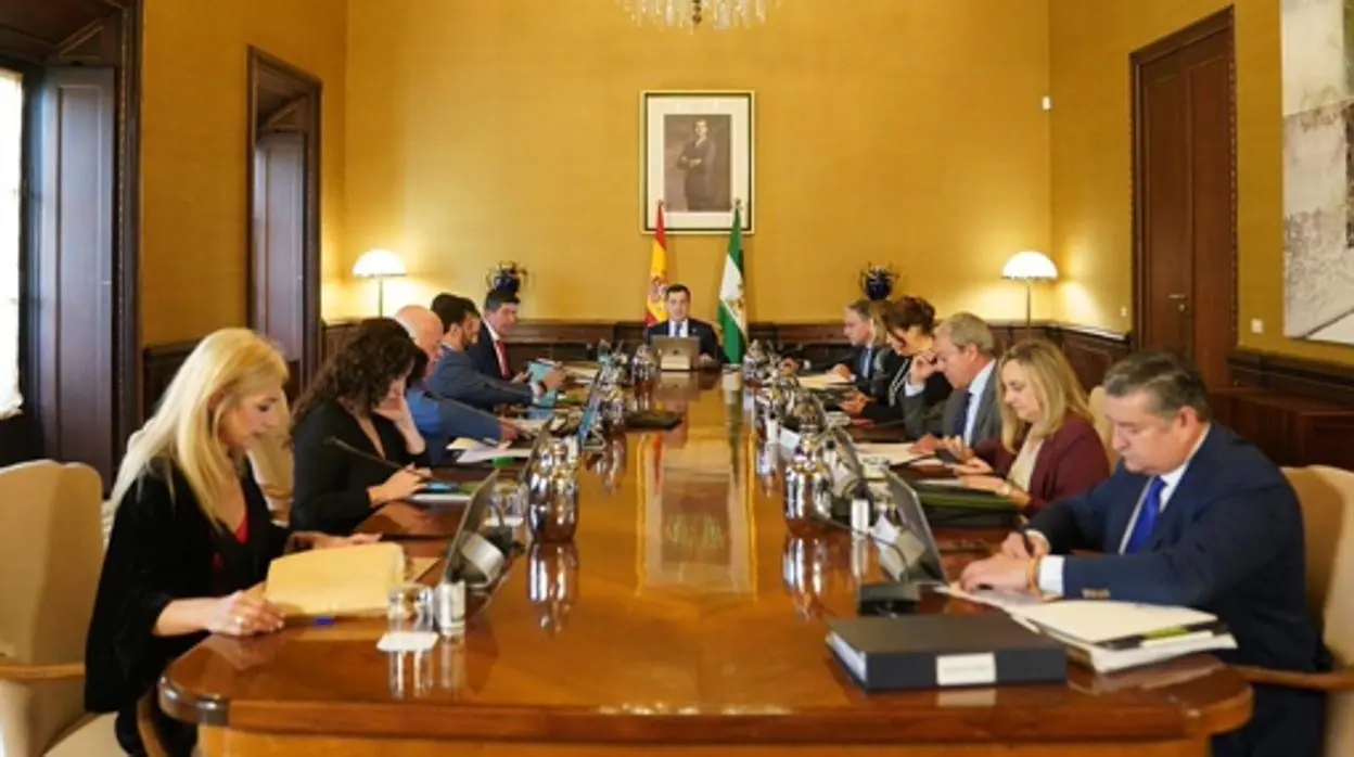 Consejo de Gobierno de la Junta de Andalucía en San Telmo