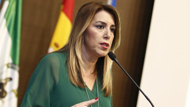 Susana Díaz critica a los bancos a los que culpa de la crisis y les echa en cara que no hayan devuelto el rescate