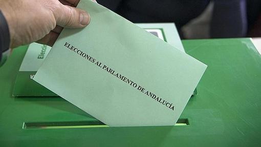 Sobre electoral de las ultimas elecciones al Parlamento de Andalucía