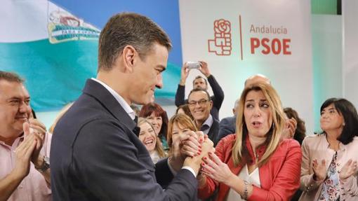 Pedro Sánchez y Susana Díaz