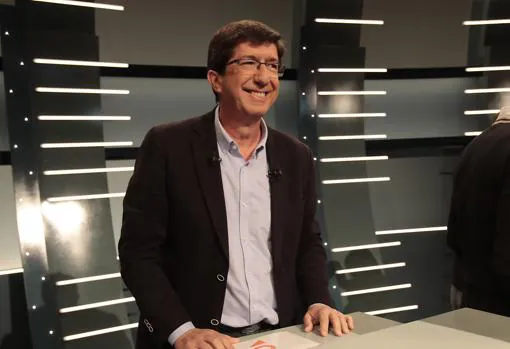Juan Marín, en el debate electoral