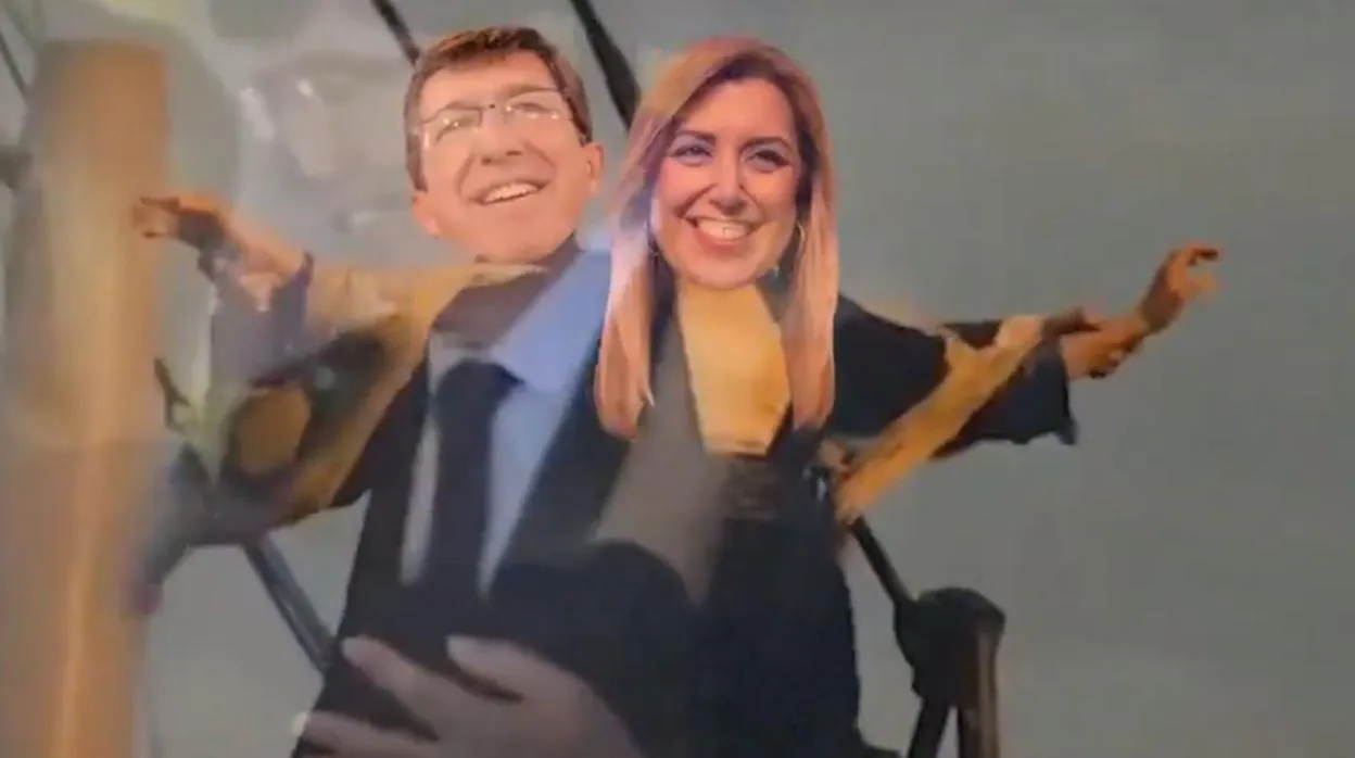 Marín y DÍaz, en el vídeo del PP