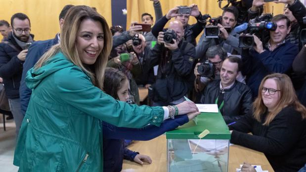 Susana Díaz, segura de que los andaluces votarán masivamente para que nadie «bloquee» esta tierra