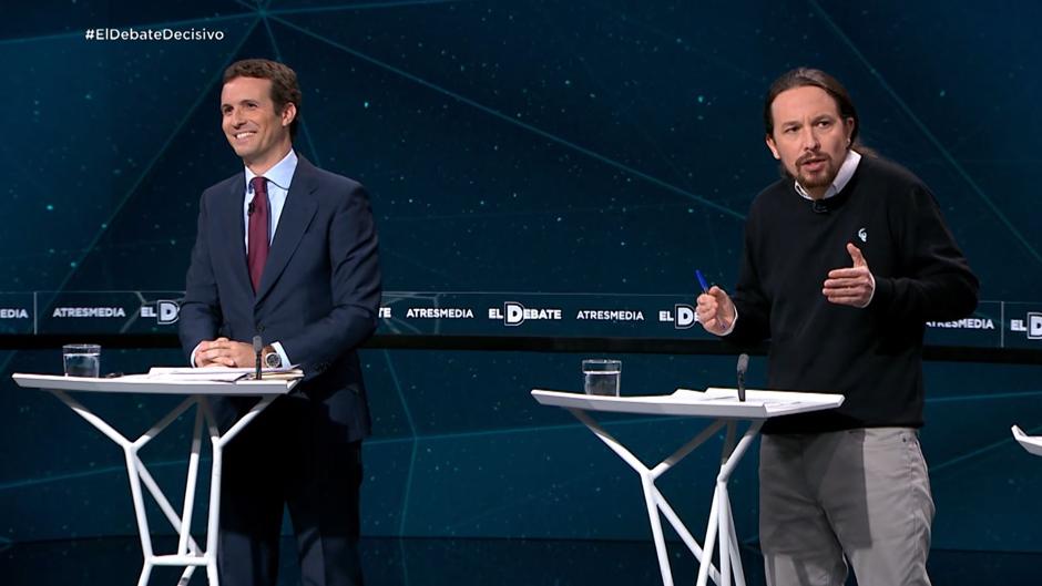 Albert Rivera, a Pablo Iglesias: «¿Es el árbitro?»