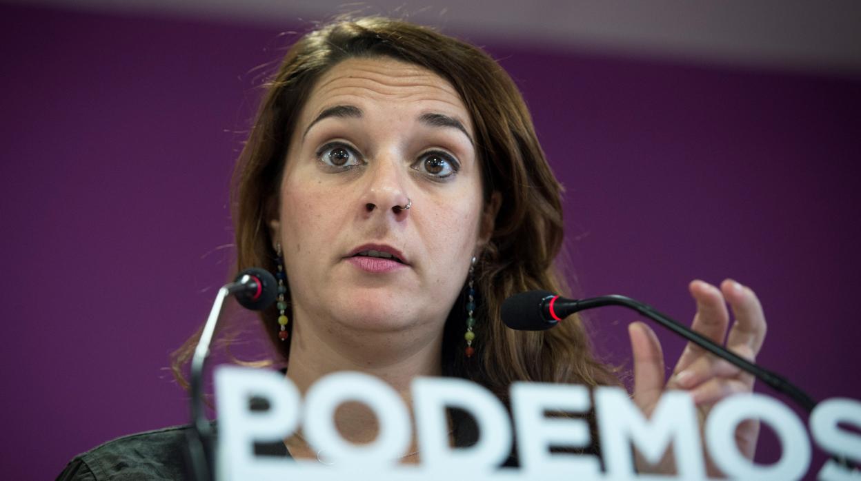 Noelia Vera, portavoz de Podemos