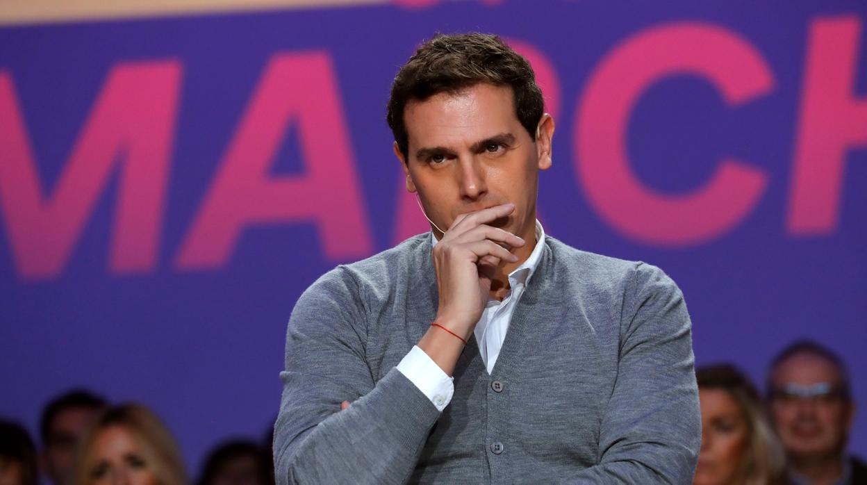 El presidente de Ciudadanos, en un acto de precampaña