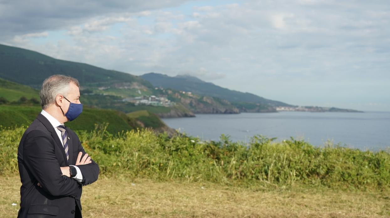 El lendakari, Iñigo Urkullu, tras escenificar la semana pasada la reapertura de fronteras con Cantabria