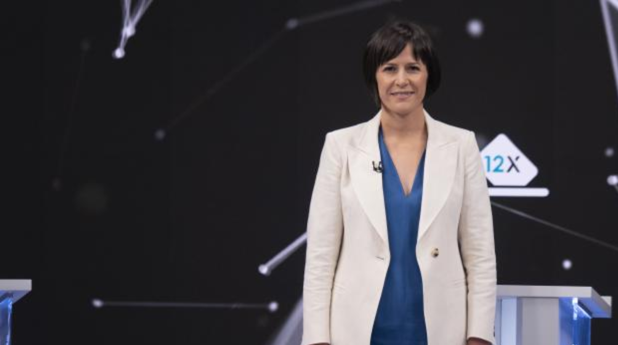 Ana Pontón, antes del debate de la CRTVG