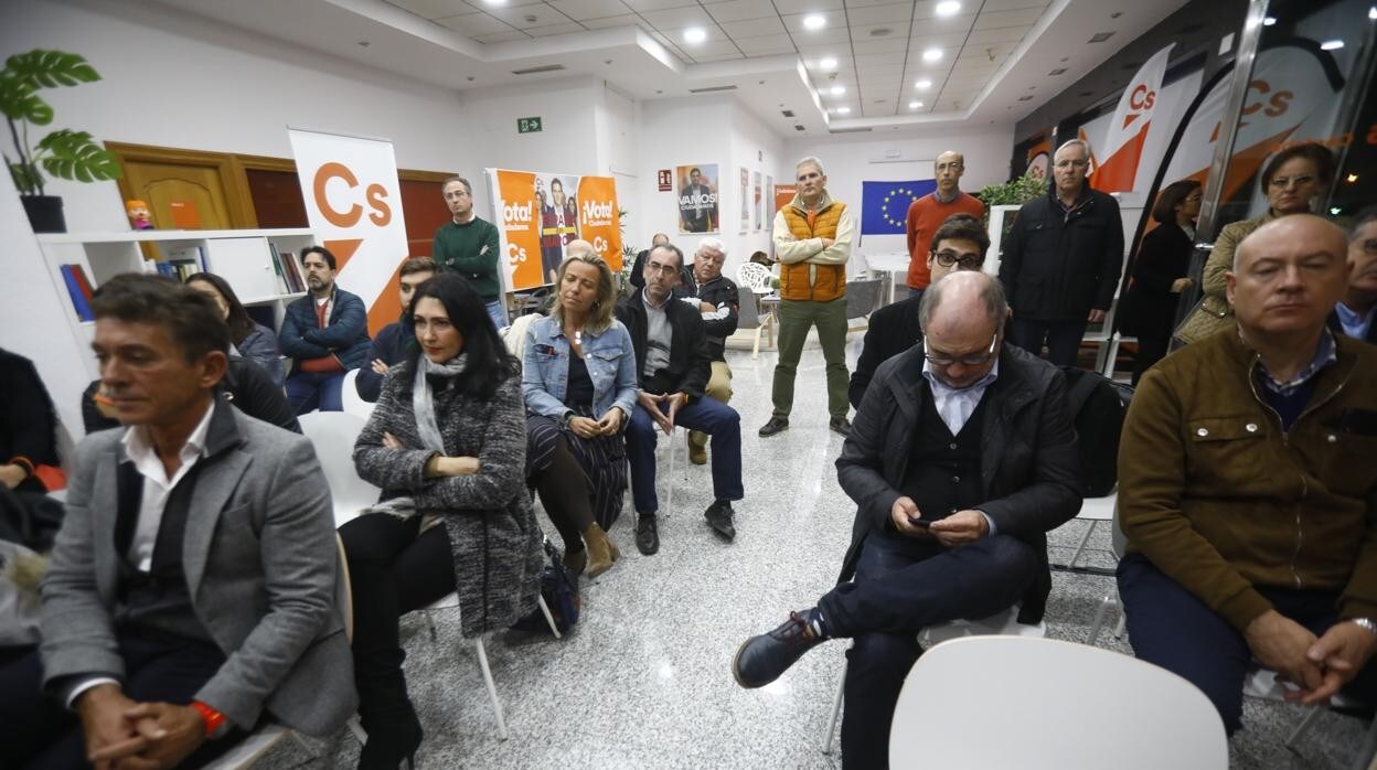 Sede de Ciudadanos en Córdoba en una noche electoral