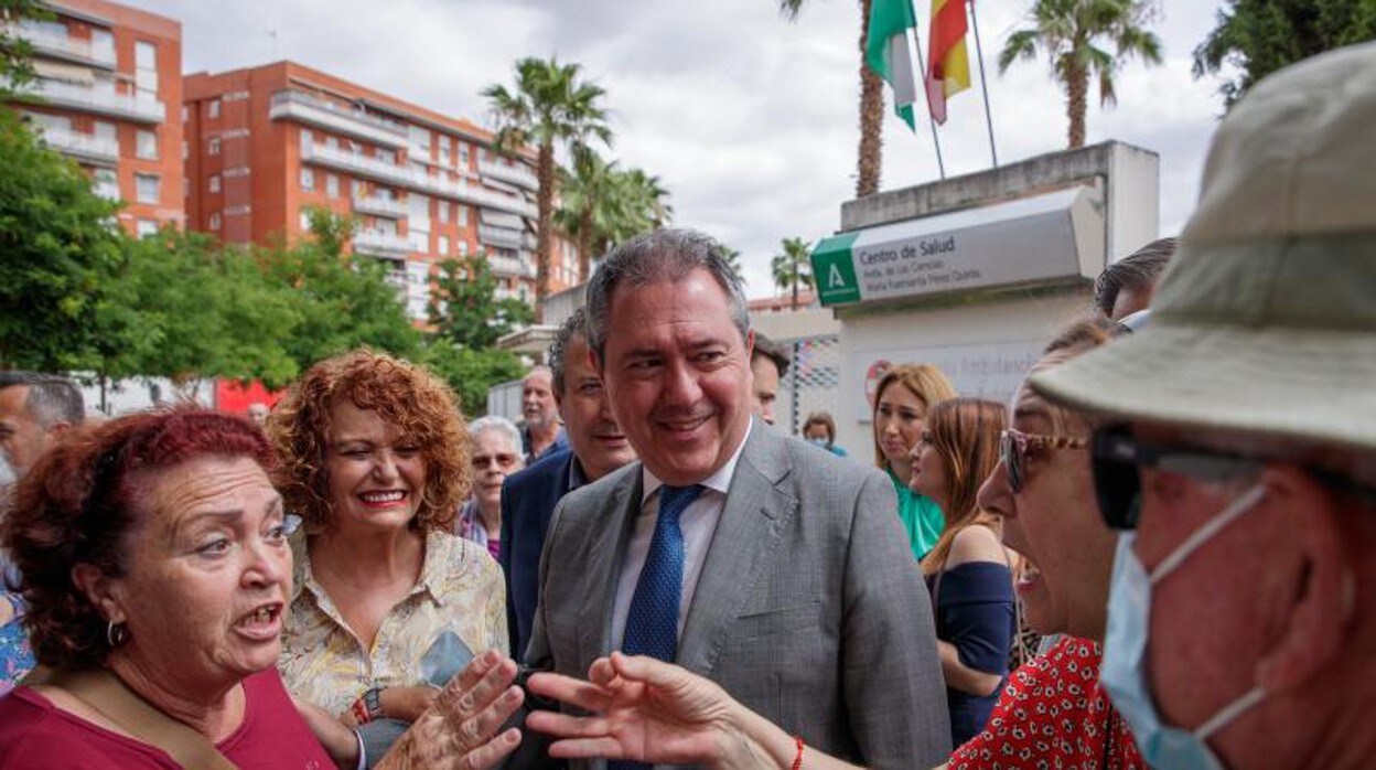 El secretario general del PSOE de Andalucía y candidato a la Junta, Juan Espadas