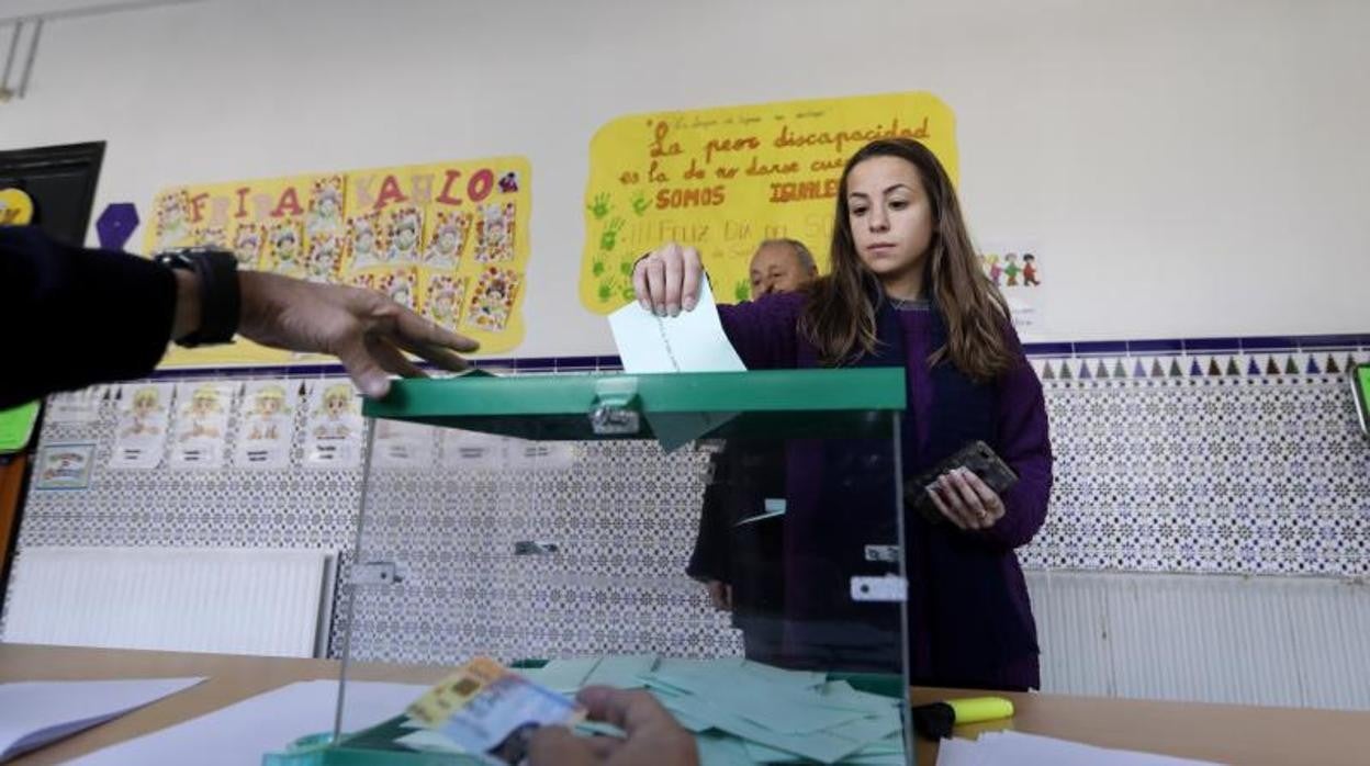 Votación en Córdoba el pasado 19 de junio