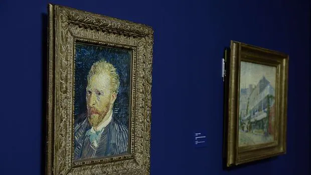 Vista del autorretrato de Van Gogh de 1887