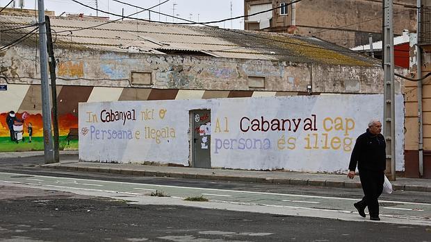 Imagen tomada este lunes en el barrio de El Cabanyal