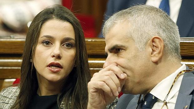 Inés Arrimadas, en el Parlament