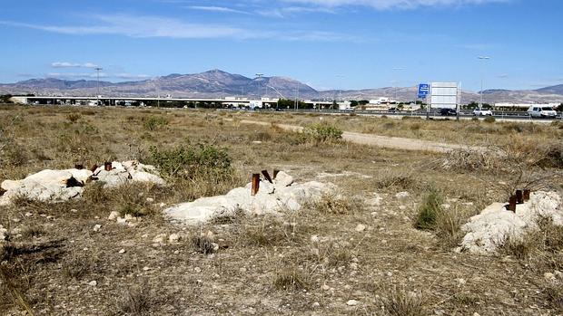 Terrenos donde se preveía la instalación de Ikea en Alicante