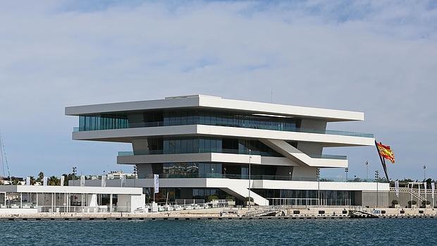 Imagen del edificio Veles e Vents, en la Marina Real de Valencia