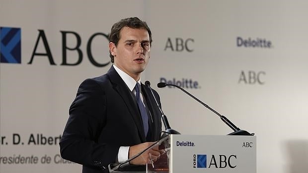 Albert Rivera, presidente de Ciudadanos