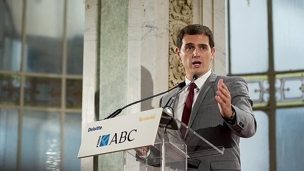 Albert Rivera, presidente de Ciudadanos