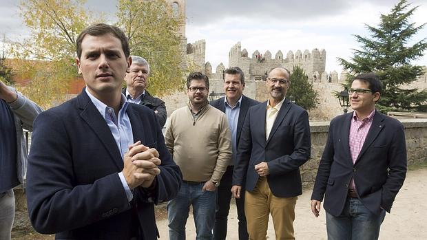 Albert Rivera, este domingo en Ávila