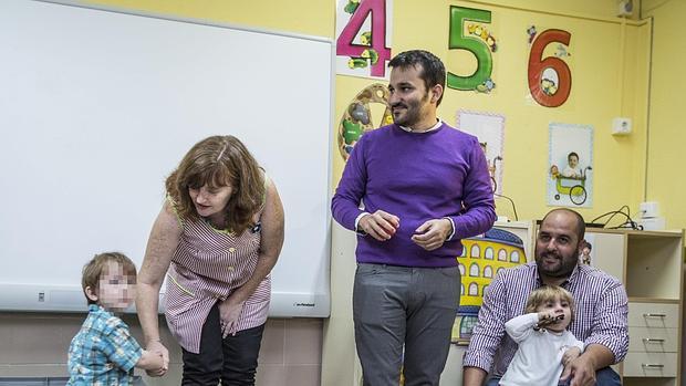 Vicent Marzà, durante el inicio de curso de las aulas de dos años