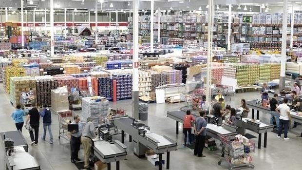 Imagen del interior de un Costco